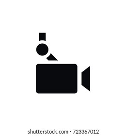 Isolated Production Icon. Camera Vector Element Can Be Used For Camera, Production, Equipment Design Concept.