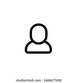 Isolated Profile Avatar Picture Vector Flat Icon