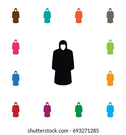 Isolated Protection Jacket Icon. Raincoat Vector Element Can Be Used For Raincoat, Protection, Jacket Design Concept.