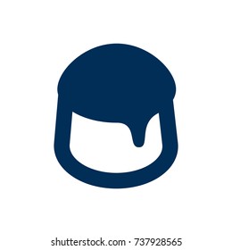 Isolated Pudding Icon Symbol On Clean Background. Vector Custard Element In Trendy Style.