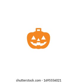 Isolated Pumkin Vector emoji, Icon, Emoticon