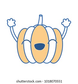 Isolated pumpkin design