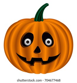 Isolated pumpkin icon on a white background, vector illustration
