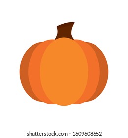 Isolated pumpkin icon. Thanksgiving season - Vector illustration design