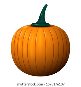 Isolated pumpkin image. Autumn season - Vector illustration design