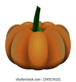 Isolated pumpkin image. Autumn season - Vector illustration design