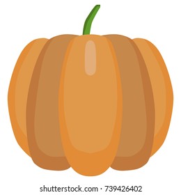 Isolated pumpkin vector illustration on white background 