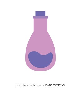 Isolated purple potion magic icon