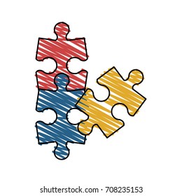 Isolated puzzle design
