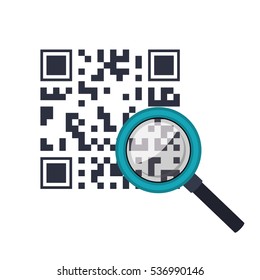 Isolated qr code design