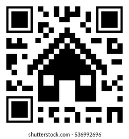 Isolated qr code design