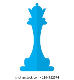 Isolated queen chess piece icon