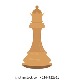 Isolated queen chess piece icon