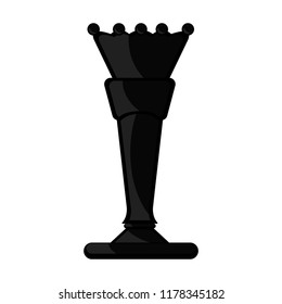 Isolated queen chess piece icon