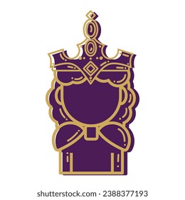 Isolated queen icon Royalty icon Vector