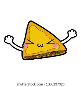 Isolated quesadilla design