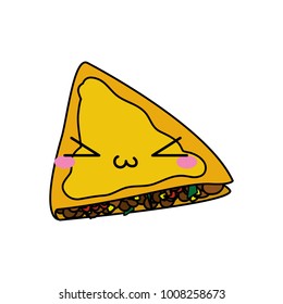 Isolated quesadilla design