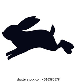 Isolated rabbit animal design