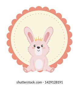 Isolated rabbit cartoon design vector illustration