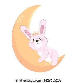 Isolated rabbit cartoon design vector illustration