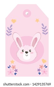 Isolated rabbit cartoon design vector illustration