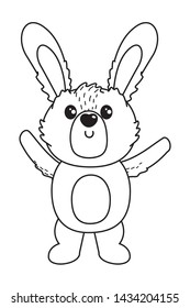 Isolated rabbit cartoon design vector illustrator