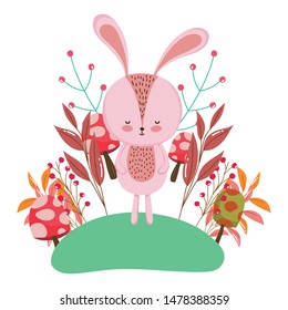 Isolated rabbit cartoon vector design