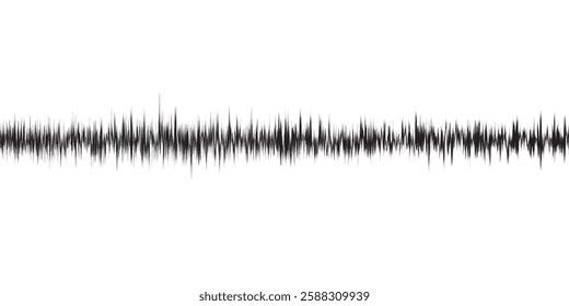 Isolated radial sound wave curve with light particles. Frequency audio waveform, music wave, circle bar, voice graph signal. Vector illustration	