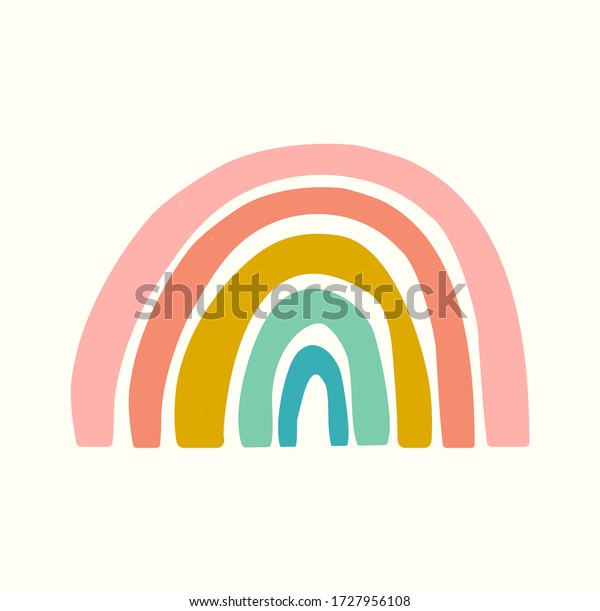 isolated rainbow flat\
design modern colors
