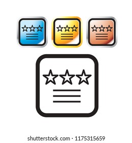 isolated ranking icon vector illustration