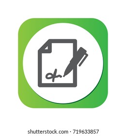 Isolated Receiving Icon Symbol On Clean Background. Vector Contract  Element In Trendy Style.