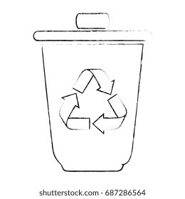 isolated recycle bin