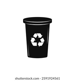 Isolated Recycling Bins vector illustration