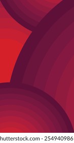 Isolated red gradient geometric lines bring abstract shapes to life, offering fluid designs in vector illustrations perfect for banners, flyers, posters, and marketing campaigns.