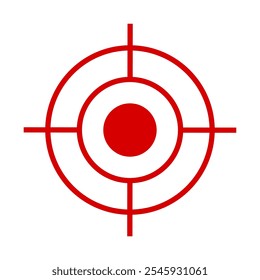 Isolated Red target icons set, Sniper aiming symbol, Violence tattoos, Danger clip art, Retro style graphic elements, SPY (Editable)
