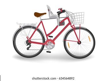 bike with child basket