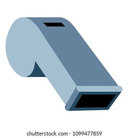 Isolated referee whistle icon
