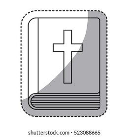 Isolated religion bible design