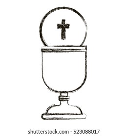 Isolated religion cup design