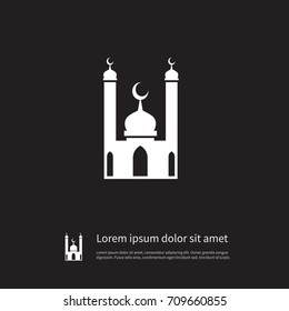 Isolated Religion Icon. Mohammedanism Vector Element Can Be Used For Culture, Mosque, Religion Design Concept.
