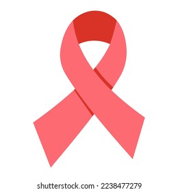 Isolated Reminder Ribbon Vector Icon, Emoji, Emoticon