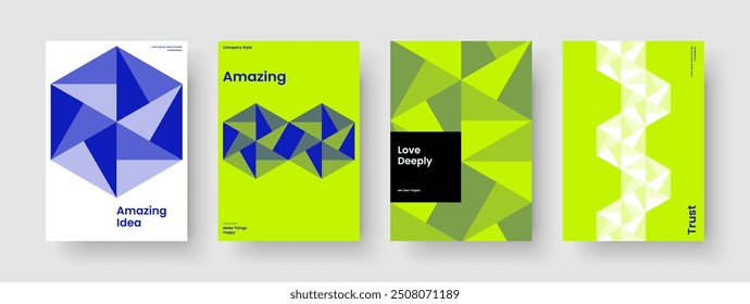 Isolated Report Design. Abstract Brochure Layout. Geometric Flyer Template. Banner. Business Presentation. Poster. Book Cover. Background. Leaflet. Magazine. Newsletter. Pamphlet. Notebook