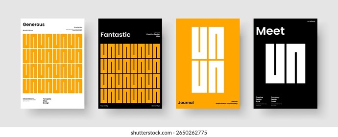 Isolierter Berichtsentwurf. Vorlage für abstrakte Broschüren. Layout für geometrische Geschäftspräsentationen. Hintergrund. Banner. Buchumschlag. Flyer. Poster. Zeitschrift. Handzettel Werbung. Markenidentität