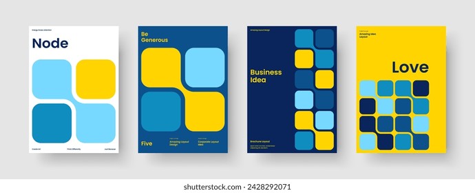 Isolated Report Design. Abstract Business Presentation Layout. Geometric Flyer Template. Poster. Book Cover. Background. Banner. Brochure. Magazine. Brand Identity. Advertising. Catalog. Pamphlet