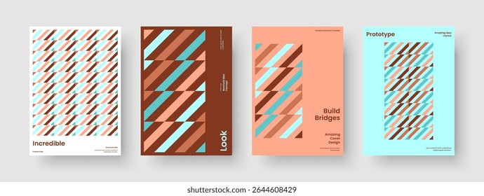Isolated Report Design. Abstract Flyer Layout. Geometric Book Cover Template. Background. Poster. Brochure. Banner. Business Presentation. Leaflet. Journal. Pamphlet. Portfolio. Brand Identity