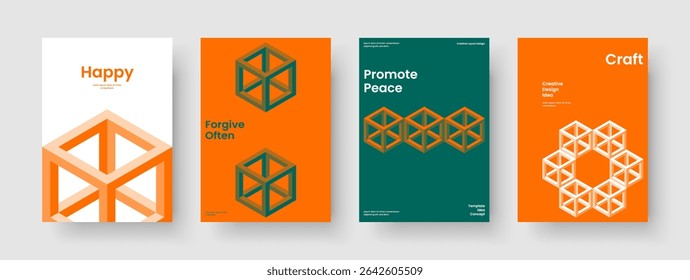 Isolated Report Design. Creative Background Template. Geometric Flyer Layout. Book Cover. Brochure. Poster. Business Presentation. Banner. Pamphlet. Journal. Notebook. Handbill. Advertising