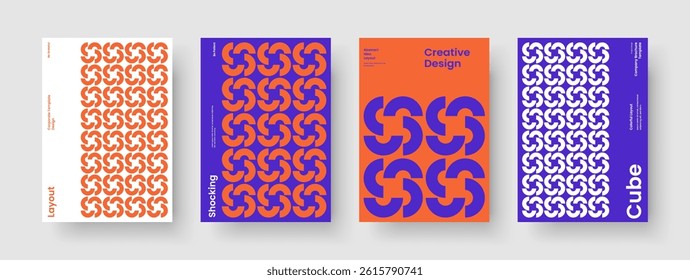 Isolated Report Design. Geometric Book Cover Layout. Modern Banner Template. Brochure. Poster. Flyer. Business Presentation. Background. Magazine. Pamphlet. Journal. Advertising. Catalog. Portfolio