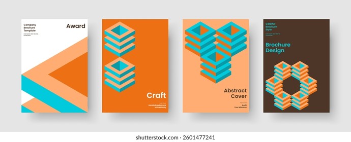Isolated Report Design. Geometric Brochure Layout. Modern Poster Template. Background. Business Presentation. Banner. Flyer. Book Cover. Portfolio. Handbill. Pamphlet. Catalog. Newsletter