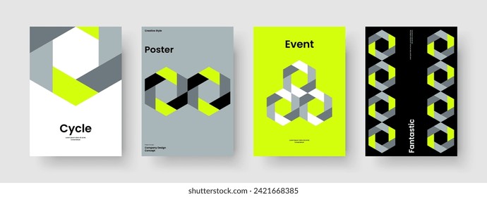 Isolated Report Design. Geometric Business Presentation Template. Abstract Banner Layout. Background. Flyer. Brochure. Poster. Book Cover. Brand Identity. Handbill. Journal. Magazine. Advertising