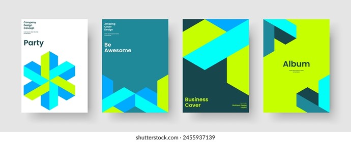 Isolated Report Design. Geometric Flyer Template. Modern Brochure Layout. Background. Poster. Banner. Book Cover. Business Presentation. Pamphlet. Leaflet. Newsletter. Brand Identity. Magazine